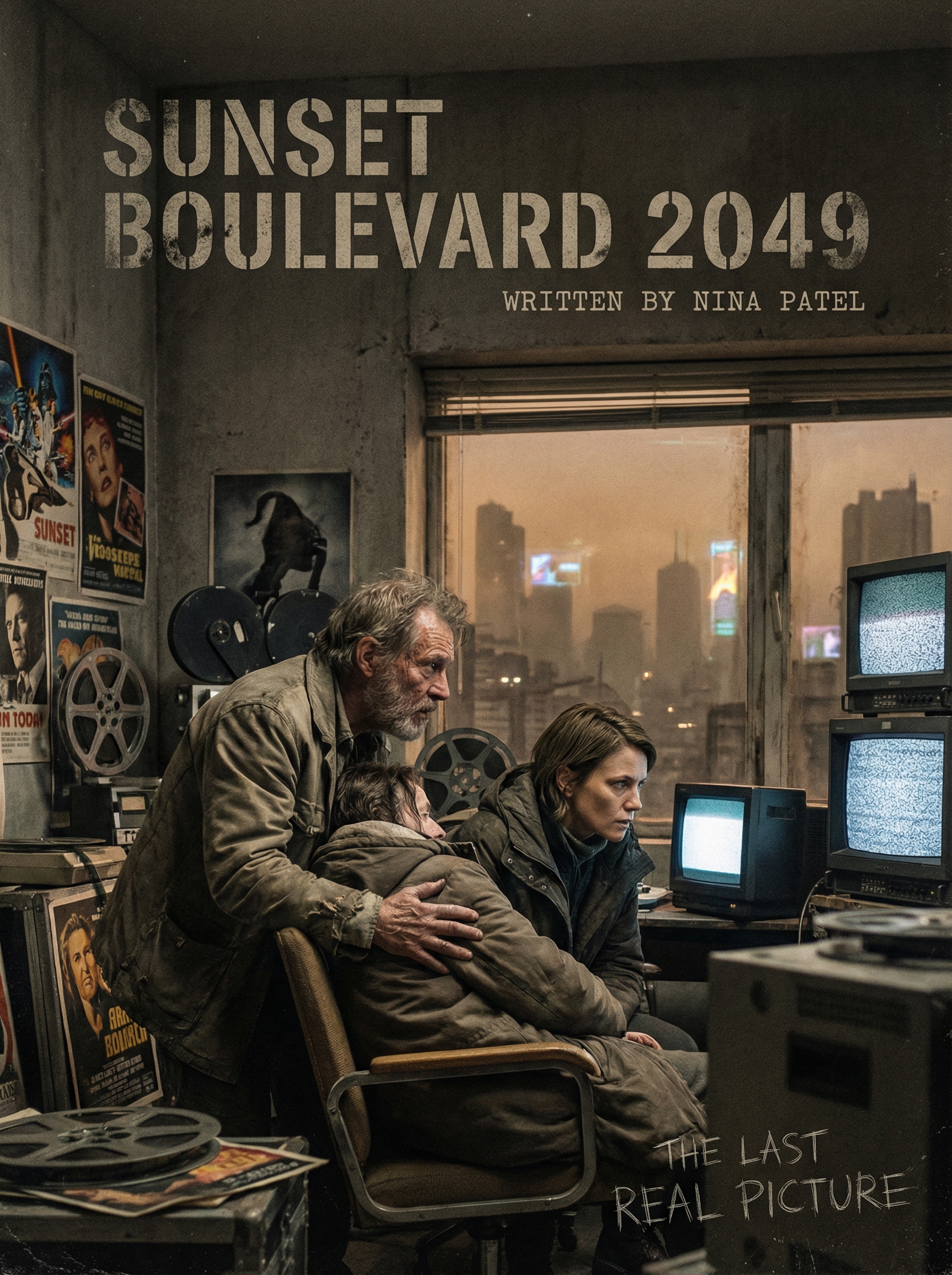Sunset Boulevard 2049 poster